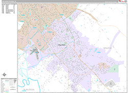 College Station Wall Map Premium Style 2026
